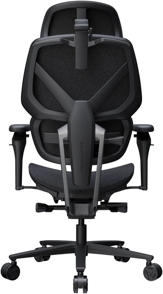 ThunderX3 FLEX Pro žaidimų kėdė, ergonomiška, aptraukta audiniu, pilka