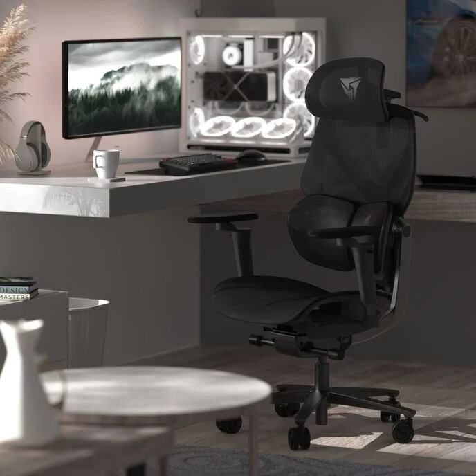 ThunderX3 FLEX Pro Gaming Chair, ergonomic – mesh, juodas