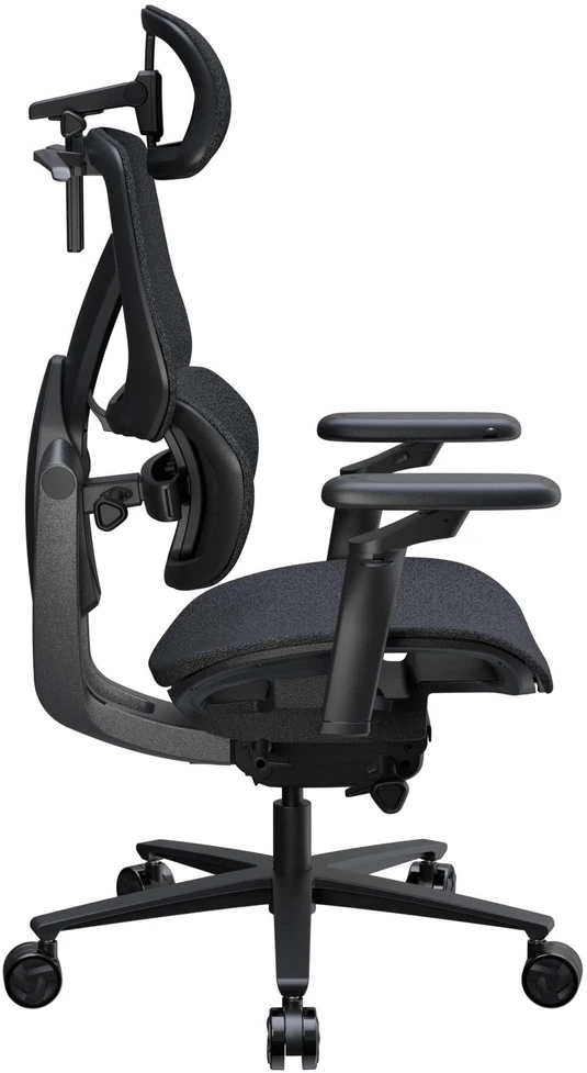 ThunderX3 FLEX Pro žaidimų kėdė, ergonomiška, aptraukta audiniu, pilka