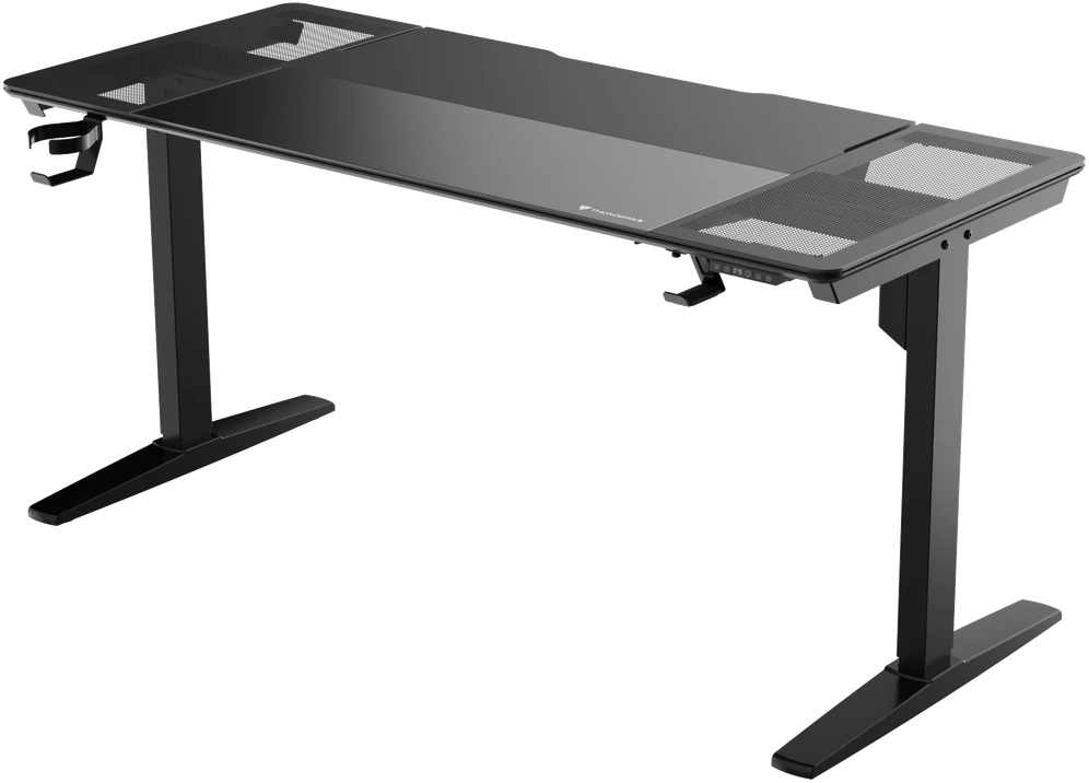 TX3 ThunderX3 LAB-X Gaming Desk, Height-Adjustable - Juodas
