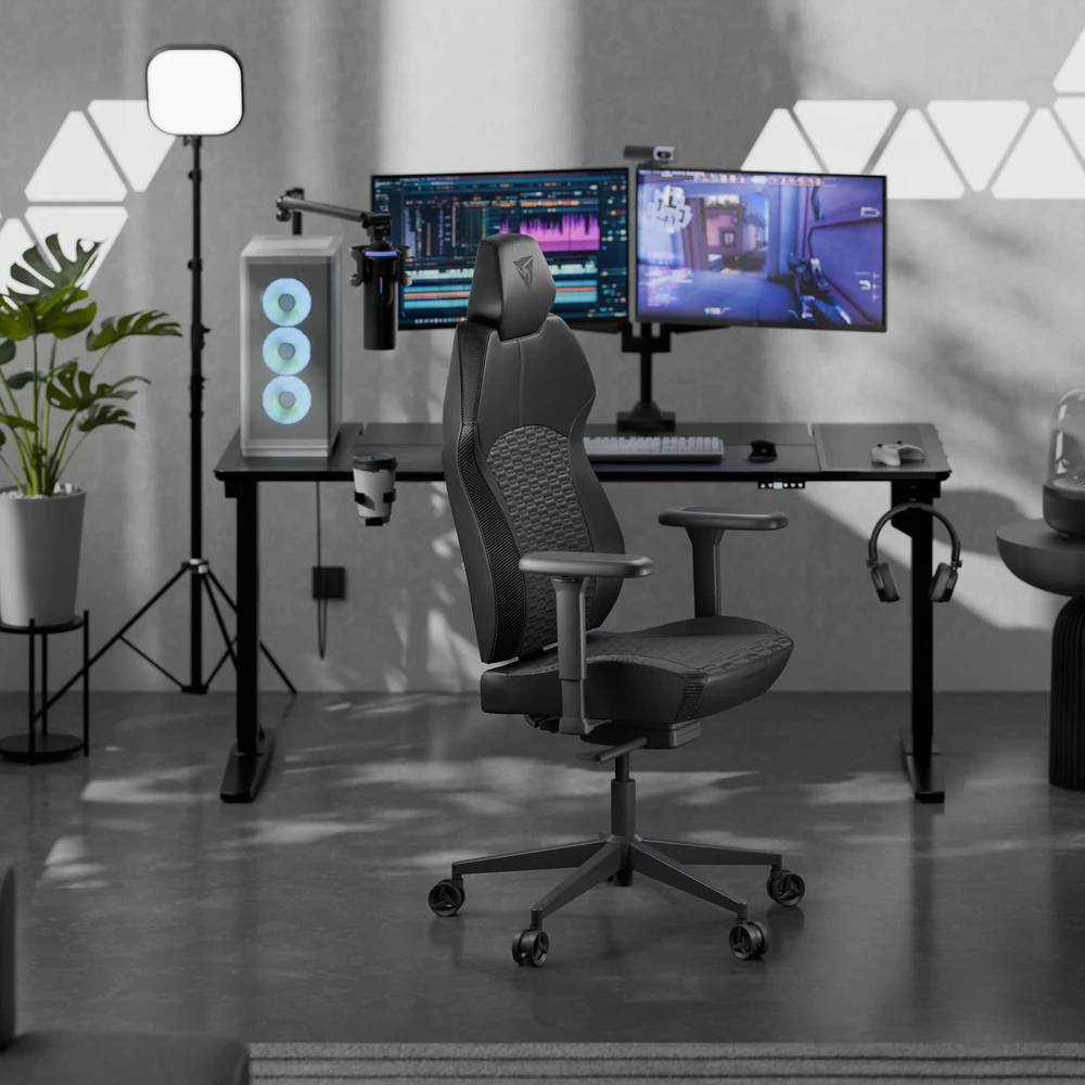 ThunderX3 SOLO 360 Ergonomic Gaming Chair – Racer, Juodas