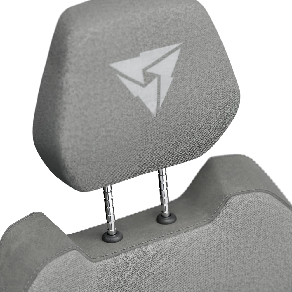 ThunderX3 SOLO 360 ergonomiška žaidimų kėdė – „Loft Air“, šviesiai pilka