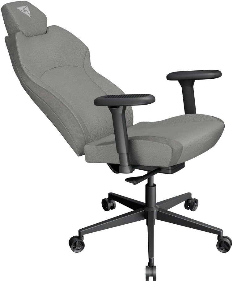 ThunderX3 SOLO 360 ergonomiška žaidimų kėdė – „Loft Air“, šviesiai pilka