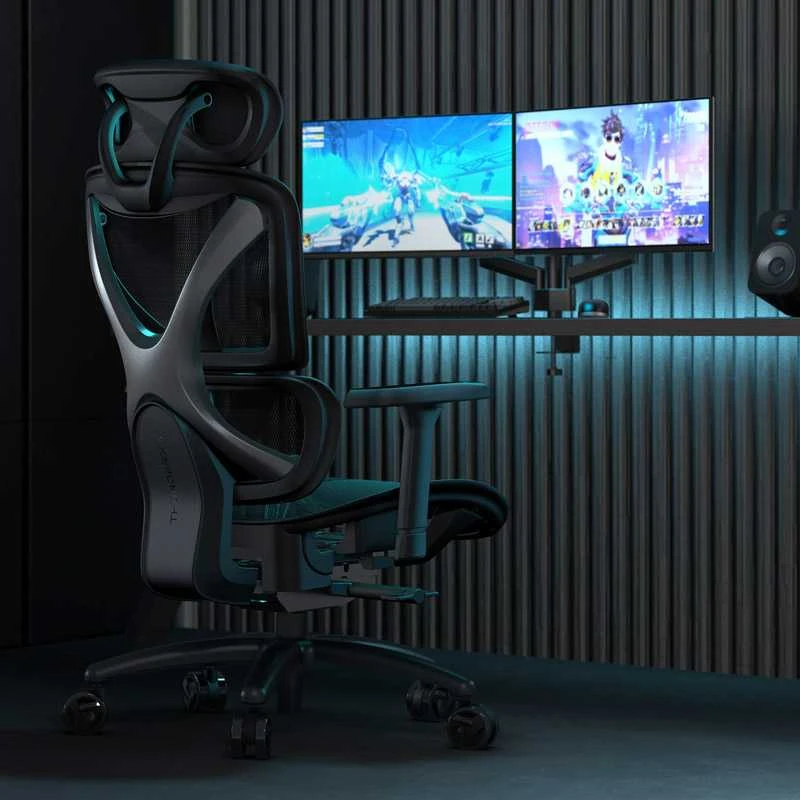ThunderX3 XTC ergonominė ofiso kėdė, Mesh – juodos spalvos