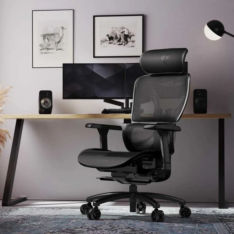 ThunderX3 XTC ergonominė ofiso kėdė, Mesh – juodos spalvos