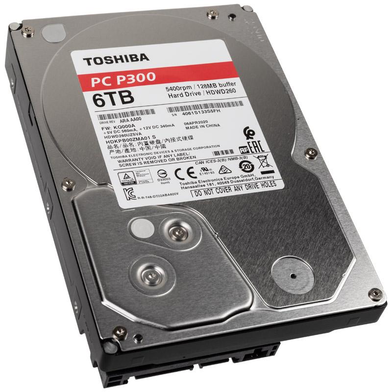 Toshiba | Kietasis diskas | P300 | 5400 RPM | 6000 GB | 128 MB