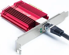 TP-LINK | TX401 | Gigabit PCI Express tinklo adapteris | 10/100/1000 Mbit/s | 1× PCI Express 3.0 x 4, 1× RJ45 Gigabit/Megabit prievadas