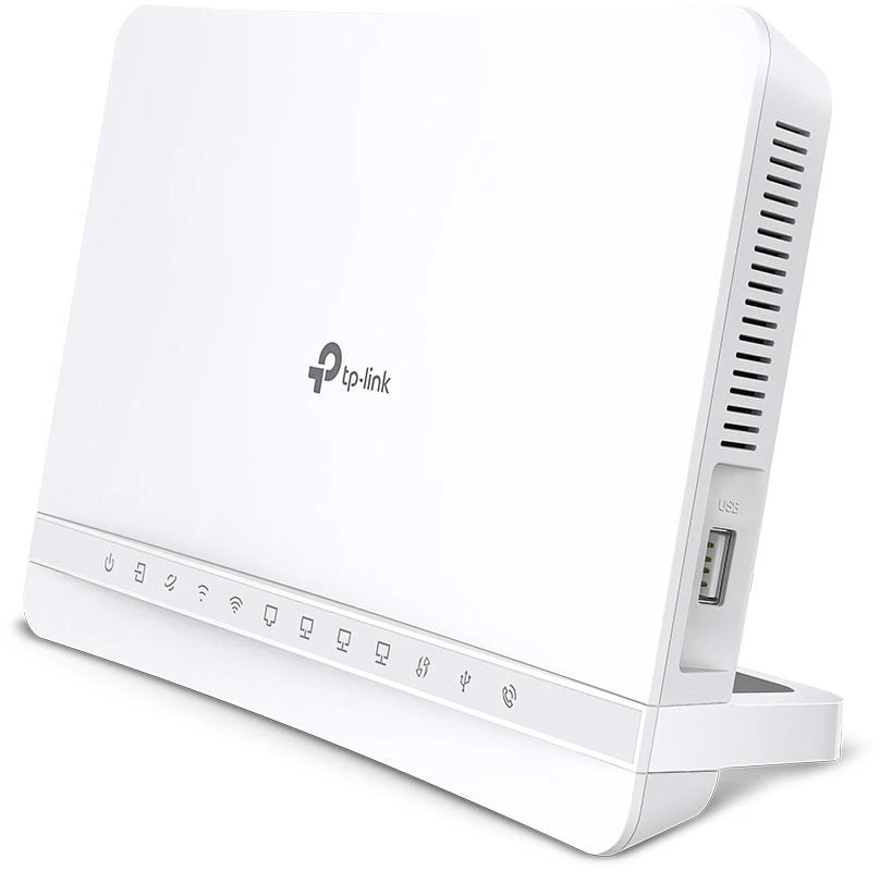 TP-Link Wi-Fi 6 interneto dėžutė 4, Wi-Fi 6 (802.11ax), dviejų dažnių (2.4 GHz / 5 GHz), Ethernet LAN, ADSL, balta, stalviršio maršrutizatorius