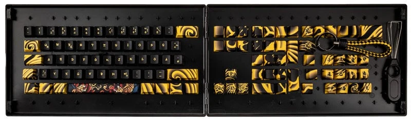 Klaviatūra Traitors TIGER SKETCH Limited Keycap Set, PBT (DE)
