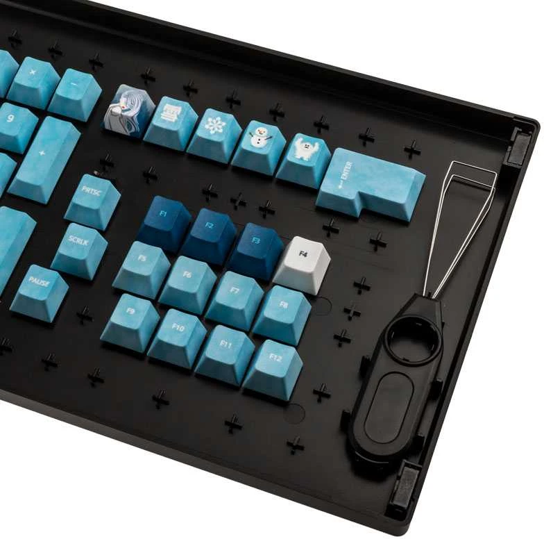 Klaviatūra Traitors YUKI ONNA Keycap Set UK išdėstymas