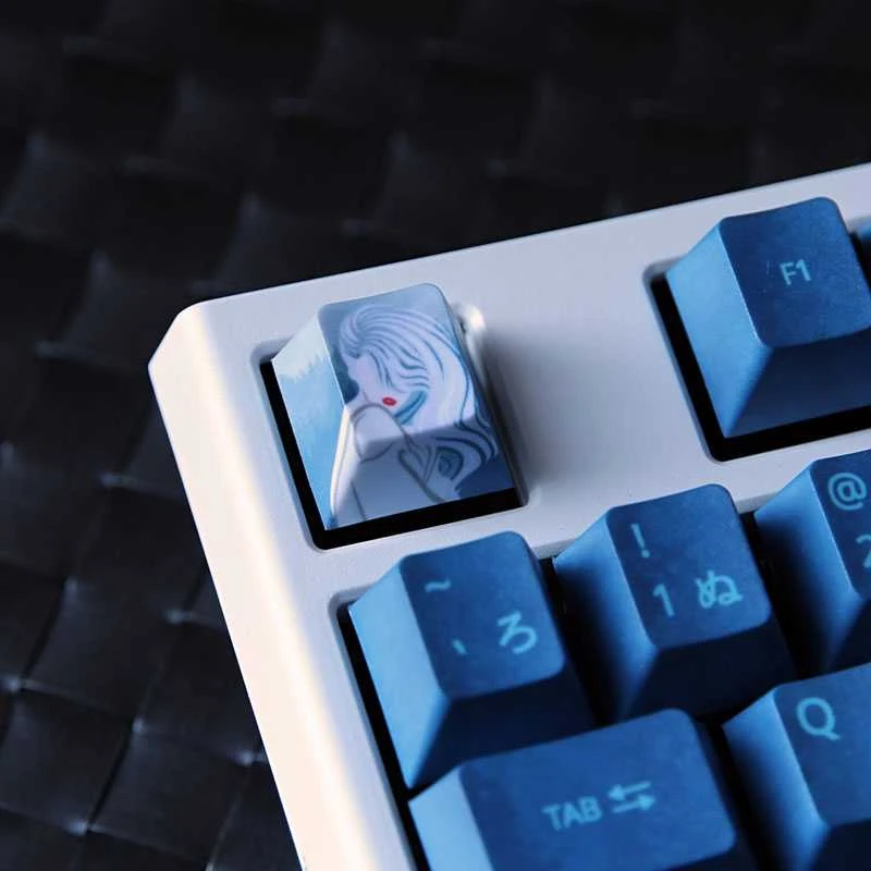 Klaviatūra Traitors YUKI ONNA Keycap Set UK išdėstymas