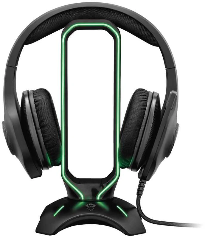 Trust GXT 265 Cintar Kopfhörerständer + GXT 255+ ONYX Professionelles Mikrofonas mit Arm