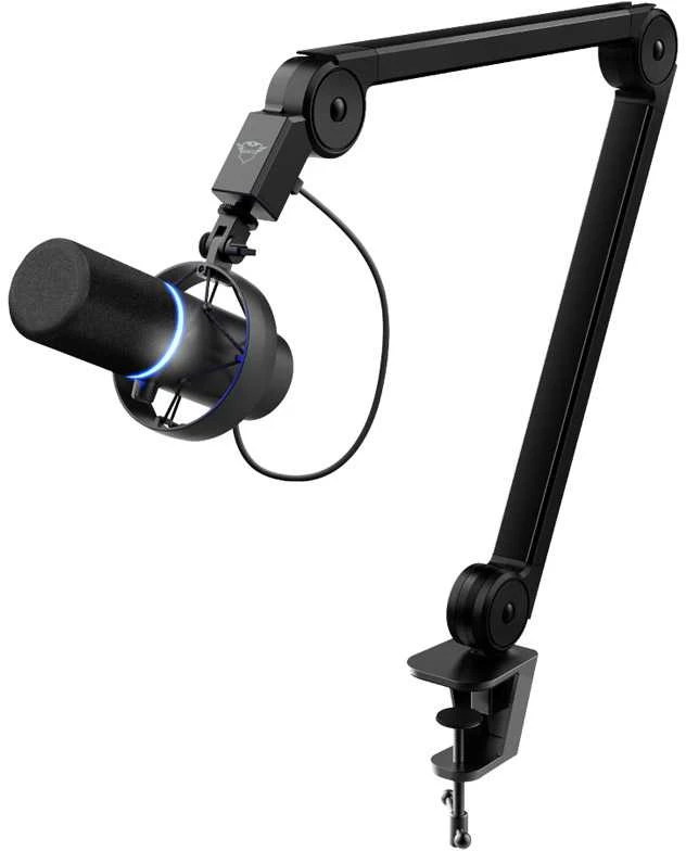 Trust GXT 265 Cintar Kopfhörerständer + GXT 255+ ONYX Professionelles Mikrofonas mit Arm
