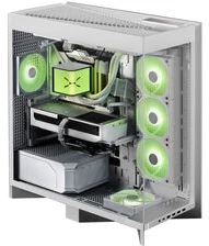 TRYX LUCA L70 Midi-Tower - baltas + PANORAMA SE ARGB 360 Komplett-Wasserkühlung, 3D-AMOLED, 360mm - baltas