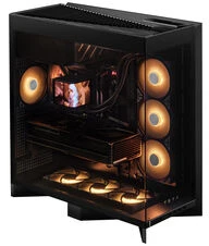 TRYX LUCA L70 Midi-Tower - juodas + PANORAMA SE ARGB 360 Komplett-Wasserkühlung, 3D-AMOLED, 360mm - juodas