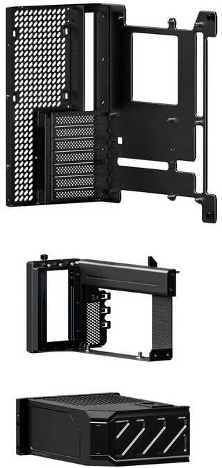 TRYX LUCA L70 Midi-Tower, Tempered Glass, ARGB – juodos spalvos