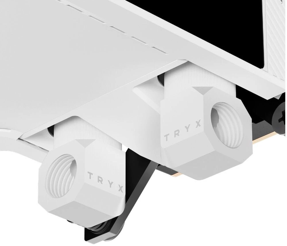 TRYX Panorama CPU vandens blokas, AMOLED Ekranas, Intel ir AMD lizdai ir baltas