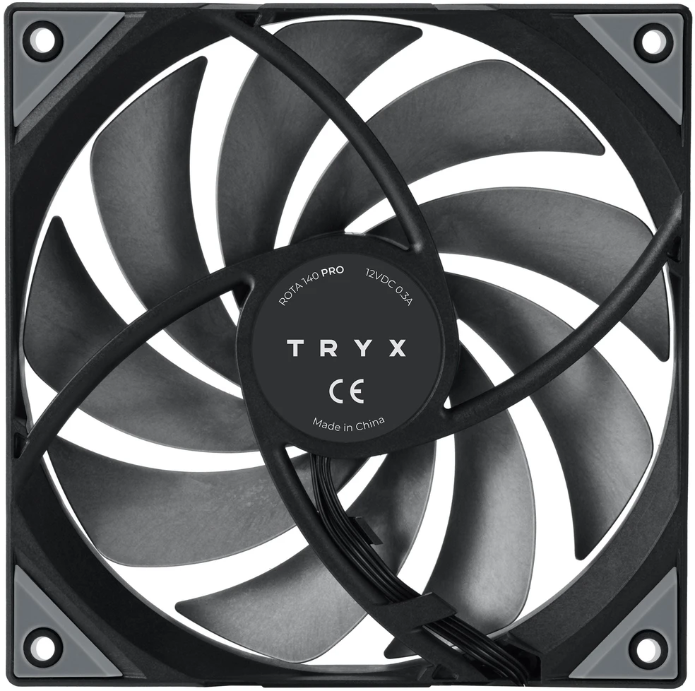 TRYX ROTA PRO Lüfter - 140 mm, juodas