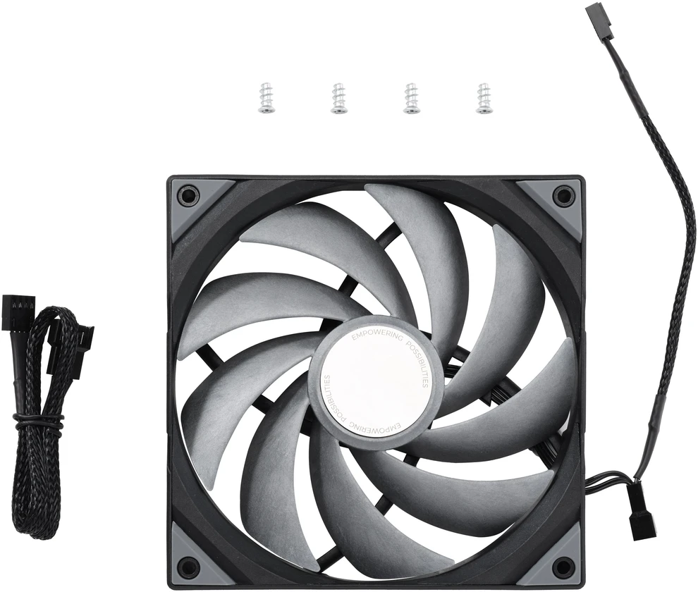 TRYX ROTA PRO Lüfter - 140 mm, juodas