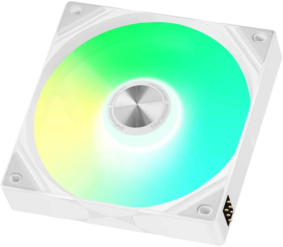 TRYX ROTA SL ARGB korpuso ventiliatorius – 3er-Pack, 120 mm, baltos spalvos
