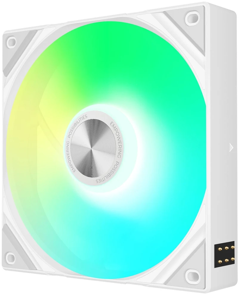 TRYX ROTA SL ARGB korpuso ventiliatorius – 3er-Pack, 120 mm, baltos spalvos