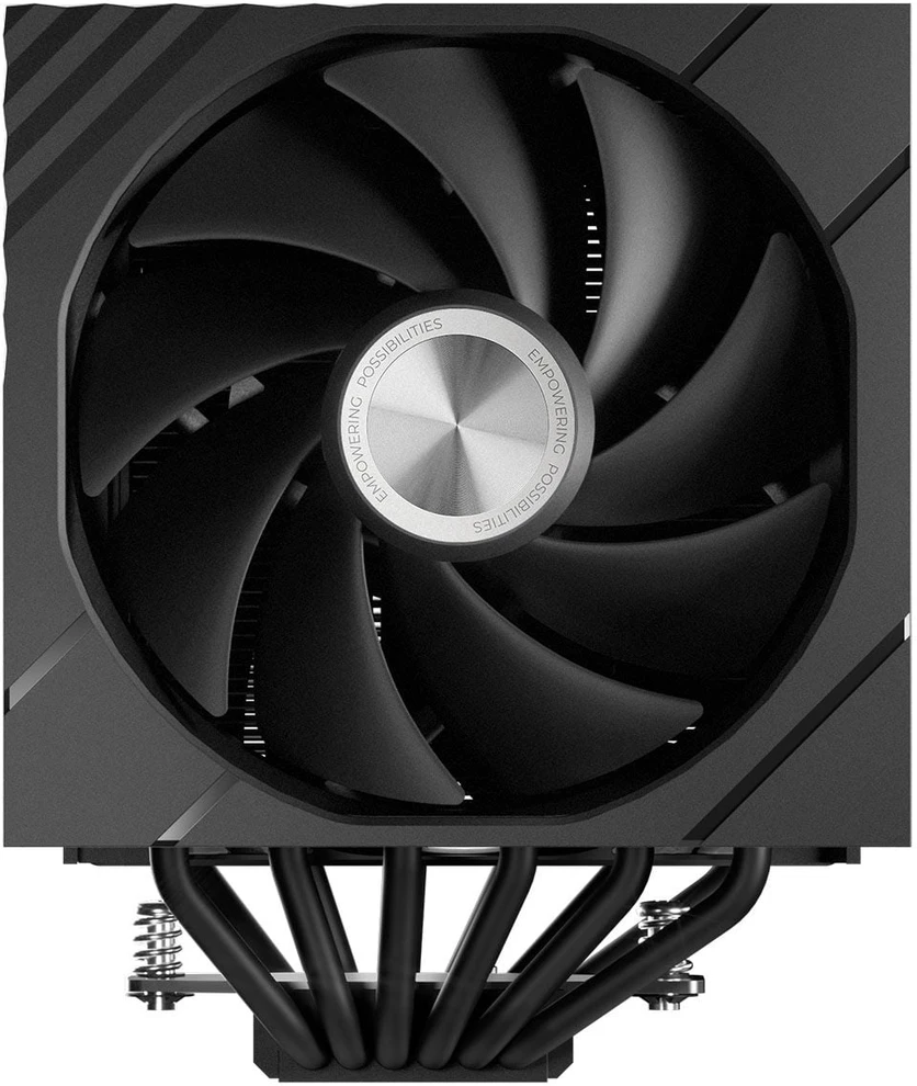 TRYX TURRIS T620 CPU Air Cooler, Dual-Tower, with 5-Inch Ekranas – 120mm, Juodas