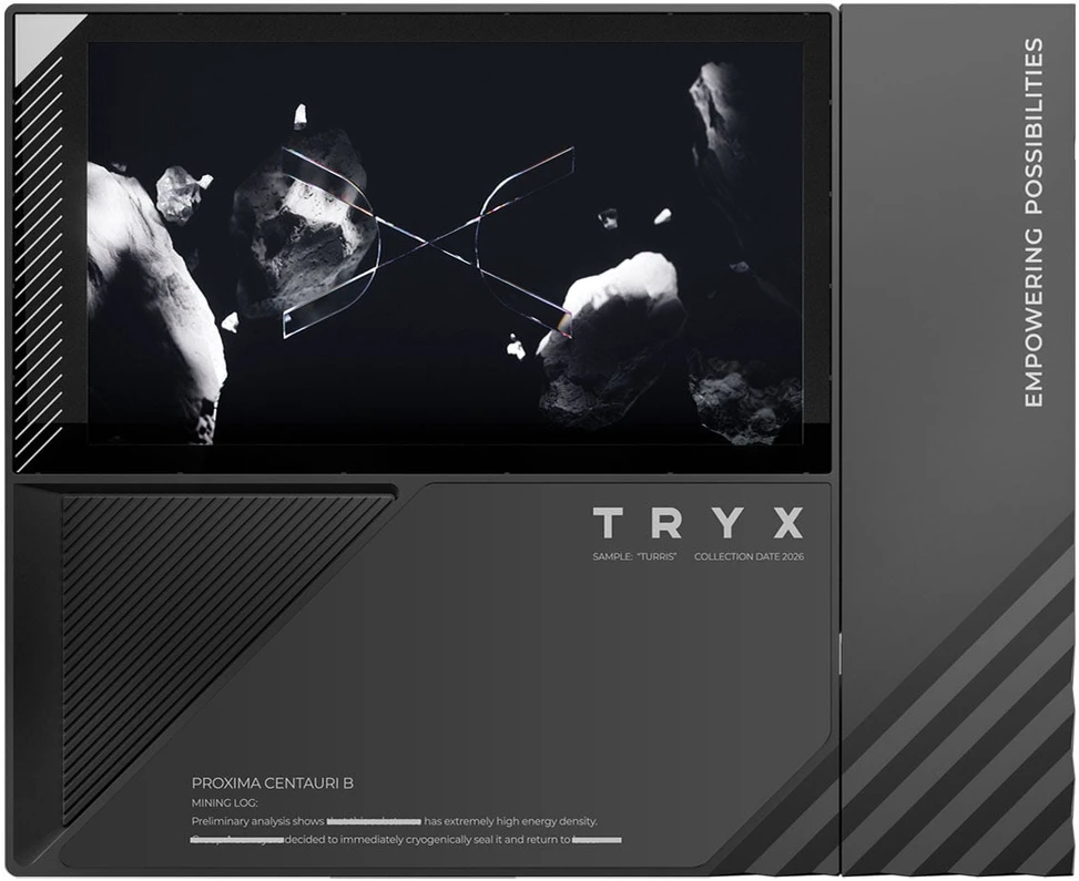 TRYX TURRIS T620 CPU Air Cooler, Dual-Tower, with 5-Inch Ekranas – 120mm, Juodas