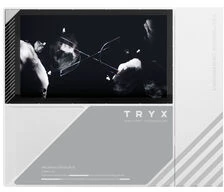 TRYX TURRIS T620 procesoriaus oro aušintuvas, dviejų bokštų, su 5 colių ekranu ir 120 mm, Baltas