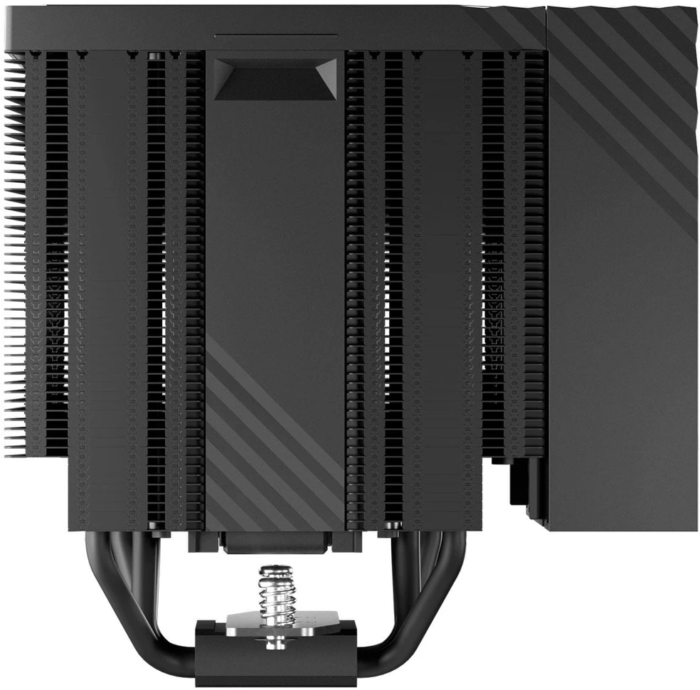 TRYX TURRIS T620 CPU Air Cooler, Dual-Tower, with 5-Inch Ekranas – 120mm, Juodas