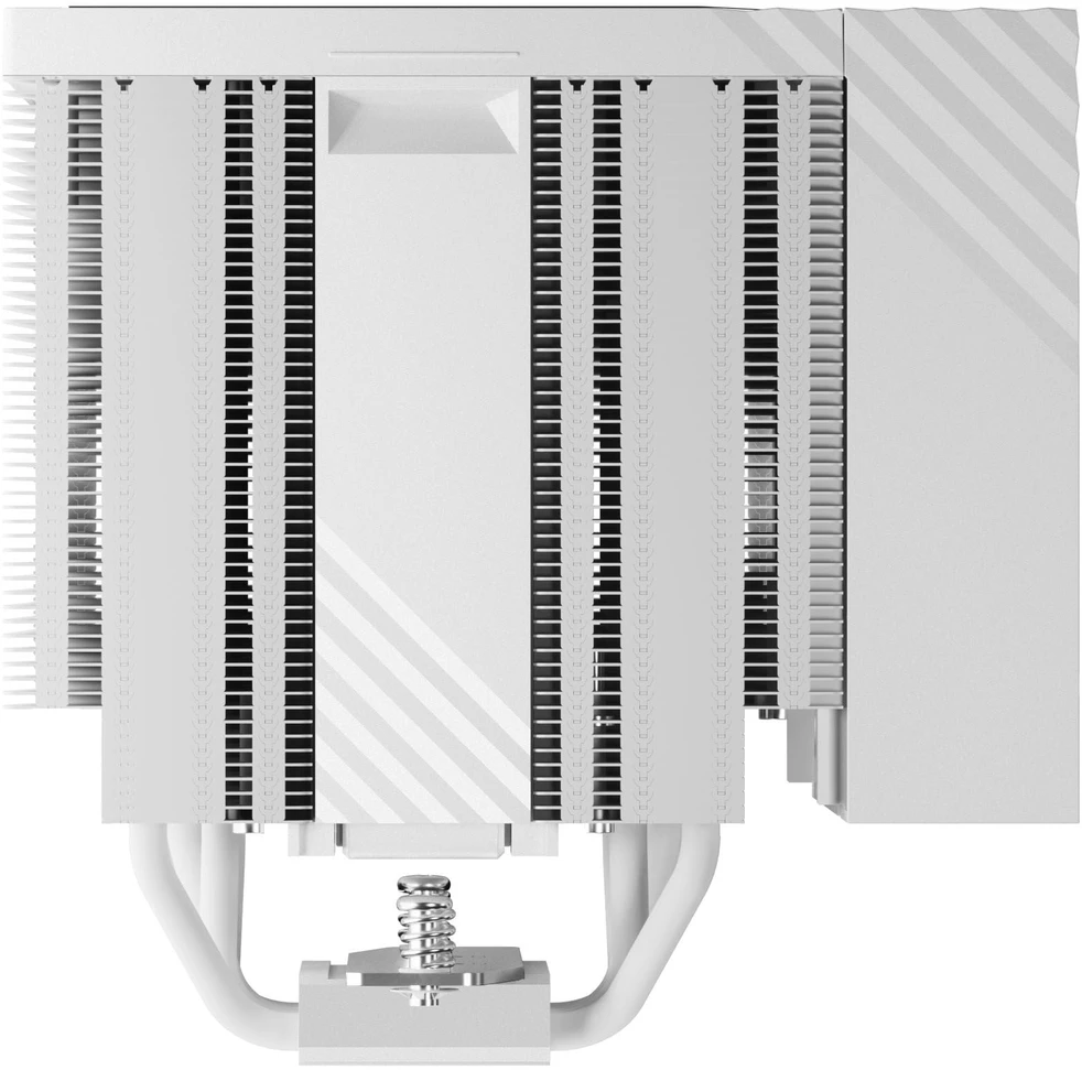 TRYX TURRIS T620 procesoriaus oro aušintuvas, dviejų bokštų, su 5 colių ekranu ir 120 mm, Baltas