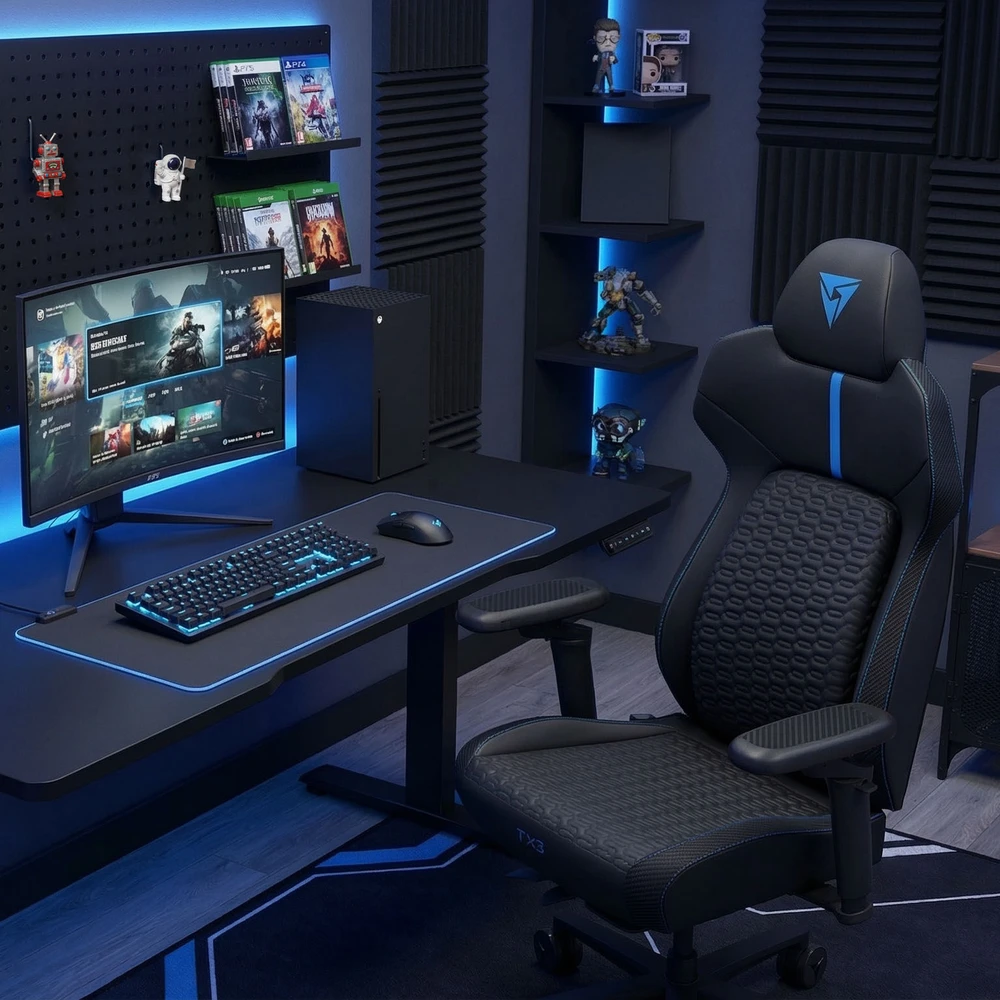 TX3 Core 360 Gaming Chair - Racer Mėlyna
