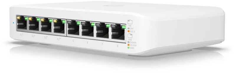 Ubiquiti UniFi 8 prievadų PoE komutatorius | USW-LITE-8-POE