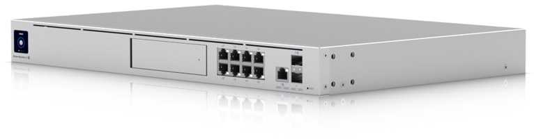 Šakotuvas Ubiquiti All-in-one Maršrutizatorius ir Security Gateway | UDM-SE | Nėra „Wi-Fi“ | 10/100/1000/2500 Mbit/s | Ethernet LAN (RJ-45) jungtys 8 | Tinklelio atramos Nr. | MU-MiMO Nr. | Nėra mobiliojo plačiajuosčio ryšio