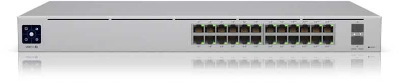 Maršrutizatorius UBIQUITI USW-Pro-24-POE UniFi komutatorius, 24 x 400 W, 24 gigabito RJ45 prievadai, 2 SFP+ prievadai, PoE++
