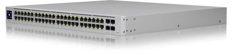 Šakotuvas UBIQUITI 48 prievadų Gigabit UniFi L3 jungiklis + 4x 10GbE SFP+ jungtys