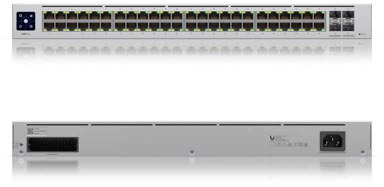 Šakotuvas UBIQUITI 48 prievadų Gigabit UniFi L3 jungiklis + 4x 10GbE SFP+ jungtys