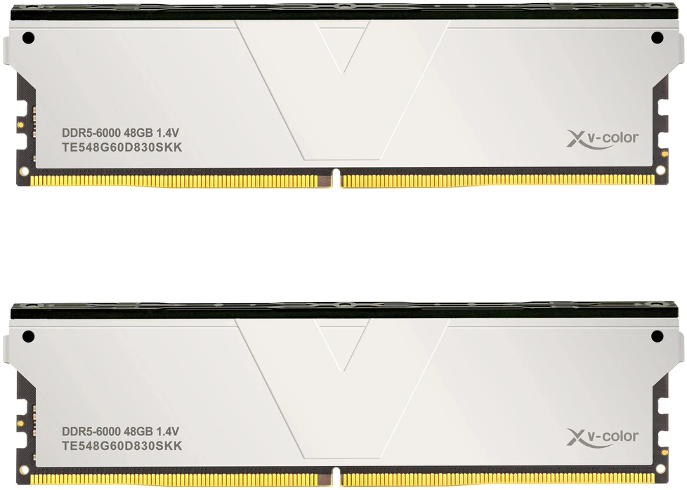 V-Color ECC OC U-DIMM DDR5-6000 RAM, CL30, XMP & EXPO - 96 GB Dual-Kit