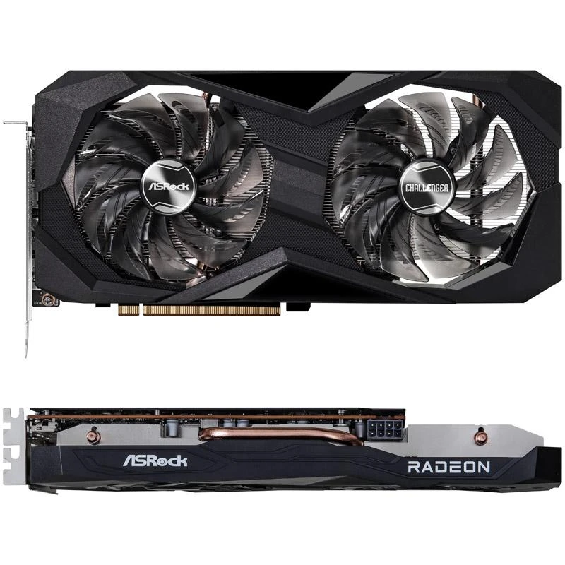 Grafikos plokštė ASROCK AMD Radeon RX 7600 8 GB GDDR6 128 bit PCIE 4.0 8x GPU 1770 MHz Dual Slot Fansink 1xHDMI 3xDisplayPort RX7600CL8GO