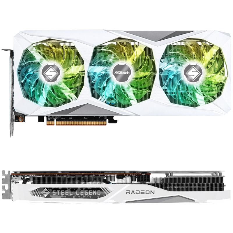 Vaizdo plokštė ASRock Radeon RX 7600 Steel Legend OC 8GB GDDR6