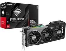 Vaizdo plokštė ASRock Radeon RX 9070 XT Steel Legend Dark 16GB
