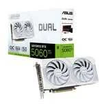Vaizdo plokštė ASUS GeForce RTX 5060 Ti DUAL OC Baltas 16GB DLSS 4