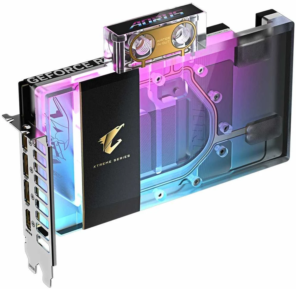 GIGABYTE AORUS GeForce RTX 5080 XTREME WATERFORCE WB 16GB vaizdo plokštė