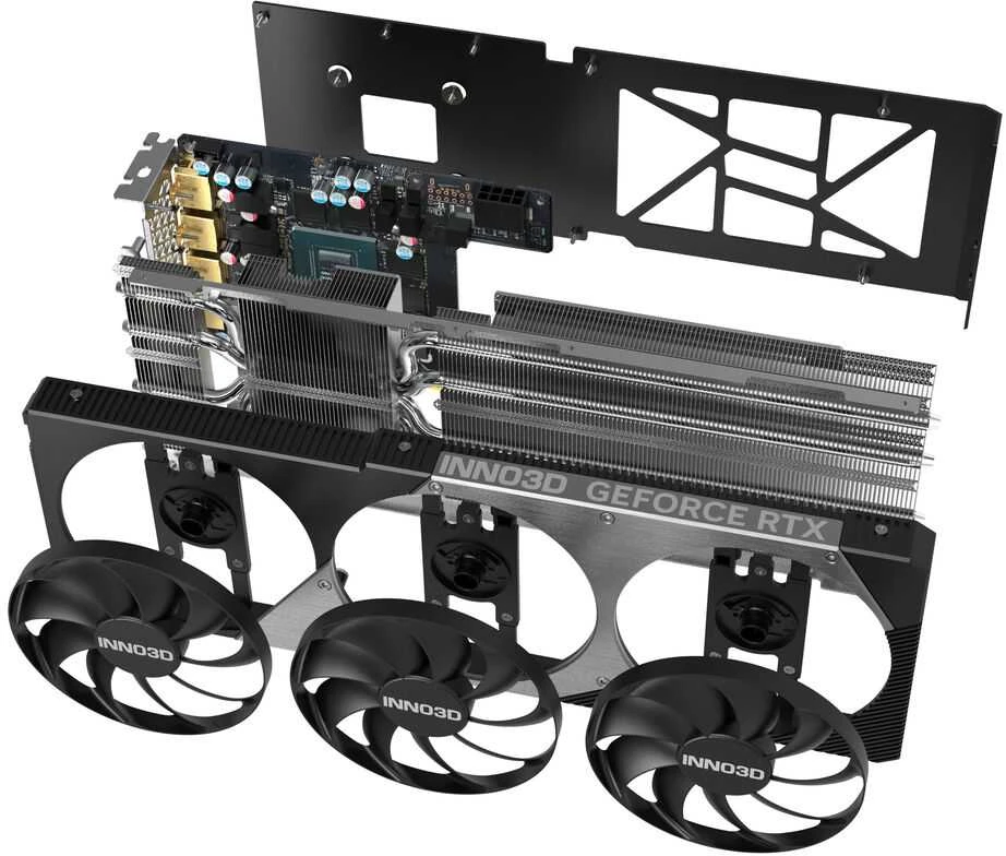 Vaizdo plokštė INNO3D GeForce RTX 5060 Ti Twin X3 8GB OC DLSS4