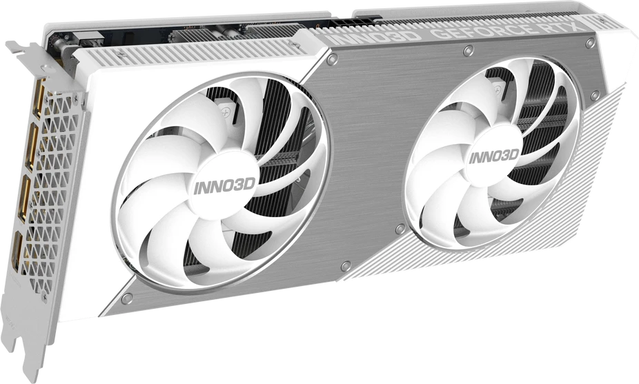 Vaizdo plokštė INNO3D GeForce RTX 5060 Ti Twin X2 Baltas 8GB OC DLSS 4