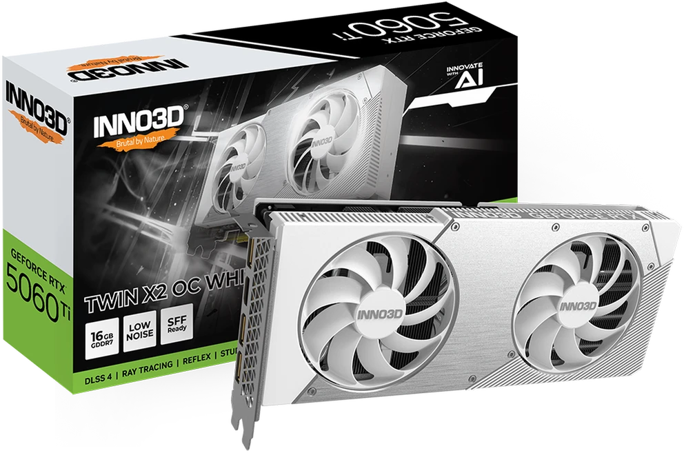 INNO3D GeForce RTX 5060 Ti TWIN X2 OC NVIDIA 16 GB GDDR7