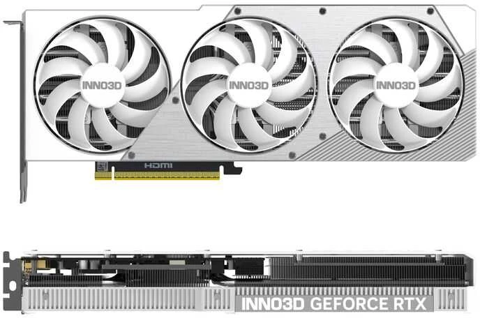 Vaizdo plokštė INNO3D GeForce RTX 5070 Ti X3 Baltas 16GB OC DLSS 4