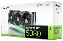 Vaizdo plokštė PNY GeForce RTX 5080 Triple Fan Grafikos plokštė, 16384 MB GDDR7