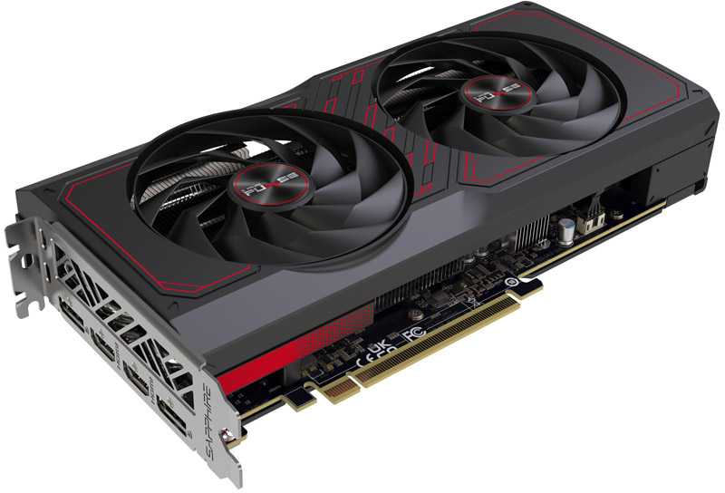 Vaizdo plokštė SAPPHIRE PULSE AMD RADEON RX 7600 XT GAMING OC 16GB GDDR6 DUAL HDMI DUAL DP