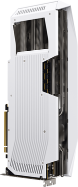 Vaizdo plokštė XFX „Mercury AMD Radeon RX 9070XT OC Baltas Magnetic Air Edition“ su RGB 16 GB GDDR6, HDMI 3xDP, AMD RDNA 4