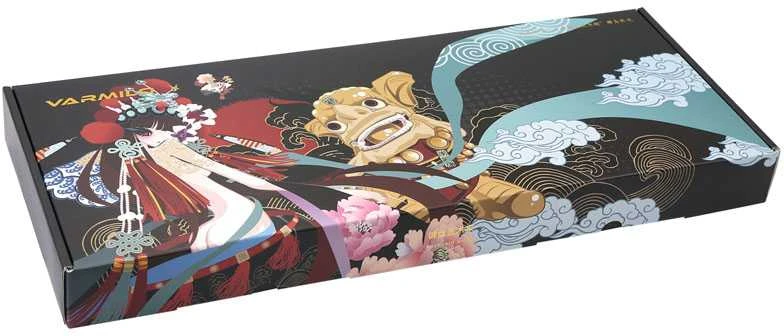 Varmilo VEA108 Beijing Opera žaidimų klaviatūra MX-Brown, baltos spalvos LED - US išdėstymas